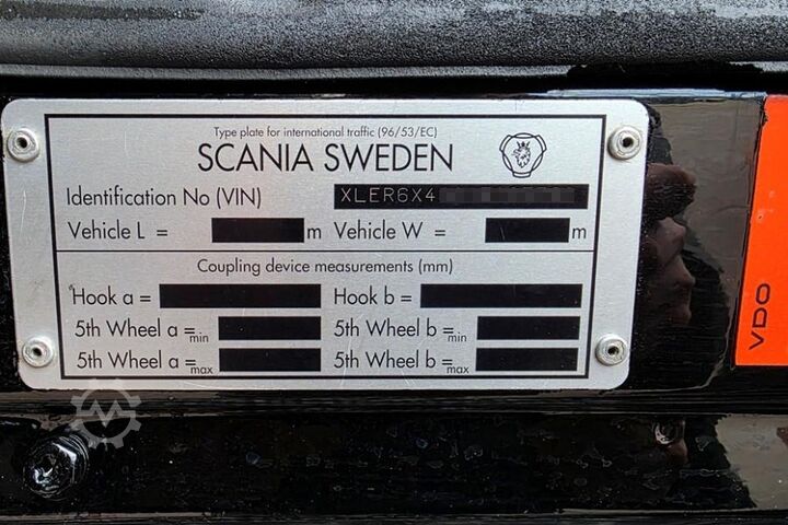 Standard tractor Scania R560 6x4 Dutch Registration, Diesel, 6x4 Drive, Sc