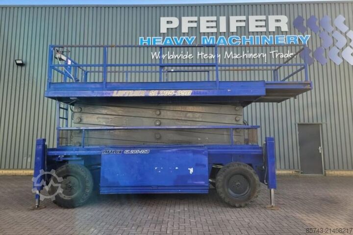 Scissor lift Liftlux SL205-25 D4WDS/P As-Is, Diesel, 4x4 Drive, Hydraul