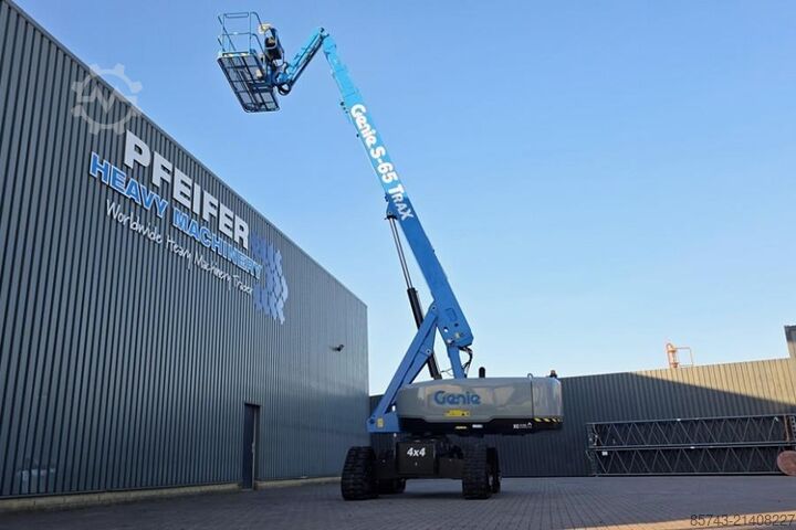 Telescopic boom lift Genie S65XC Trax Diesel, 4x4 Drive Trax, 22m Working Hei