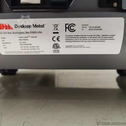 3D-Metalldrucker Desktop Metal Studio System+ ver.1
