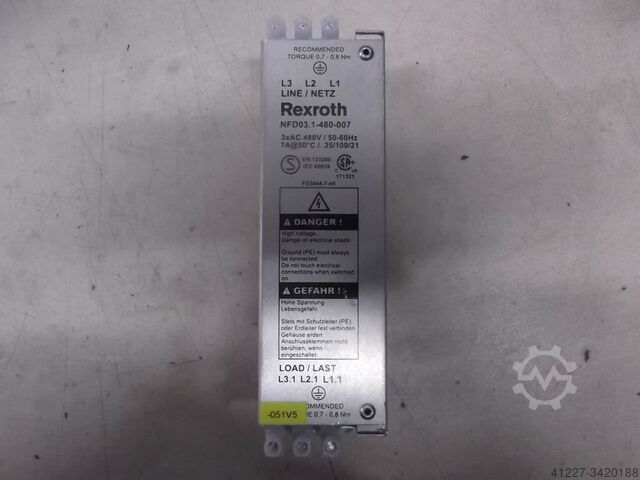 Line filter Bosch Rexroth NFD03.1-480-007