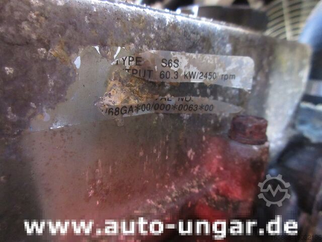 4-wheel forklift Nissan F04D400 Diesel Gabelstapler Motor defekt