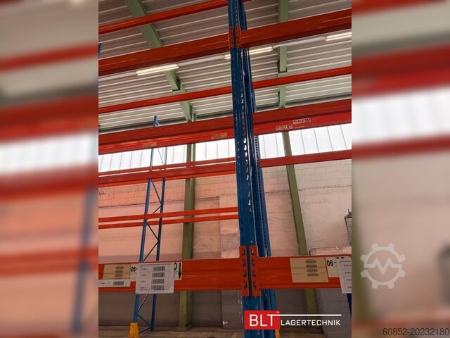 Heavy-duty industrial shelving ca. 33,3 lfm Stow Palettenregale H:700cm 3200 kg Fachlast Boden +3 , Hochregale