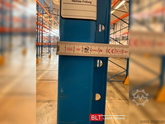Heavy-duty industrial shelving ca. 33,3 lfm Stow Palettenregale H:700cm 3200 kg Fachlast Boden +3 , Hochregale