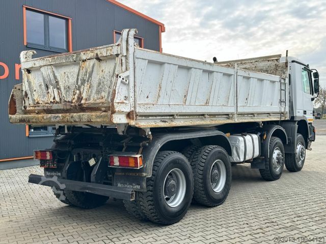 Tipper truck MERCEDES-BENZ ACTROS 4144 8x8 EURO4 DSK Meiller