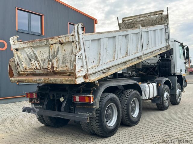 Tipper truck MERCEDES-BENZ ACTROS 4144 8x8 EURO4 DSK Meiller