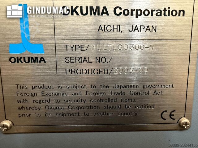Turn-Mill Centre Okuma Multus B300-W