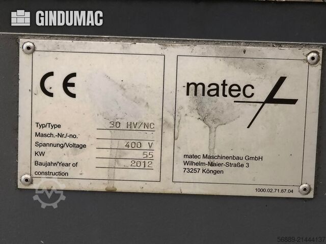 Matec 30 HV Matec 30 HV