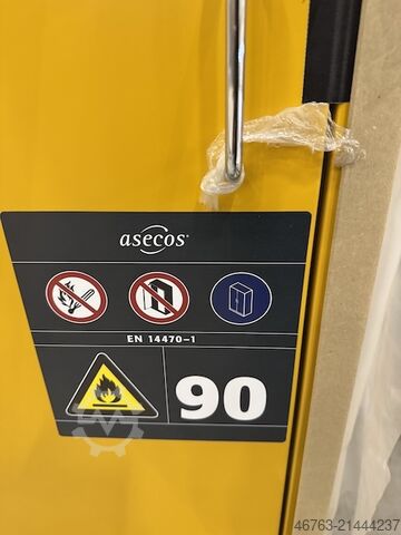 Lagerschrank für Gefahrstoffe asecos S.Classic-90, WDASL
