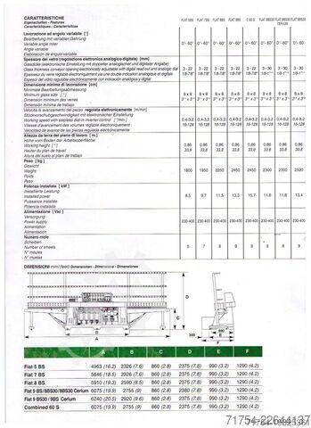 Kantenschleifmaschine ZAFFERANI GLAS Zafferani FLAT 8 BS 30