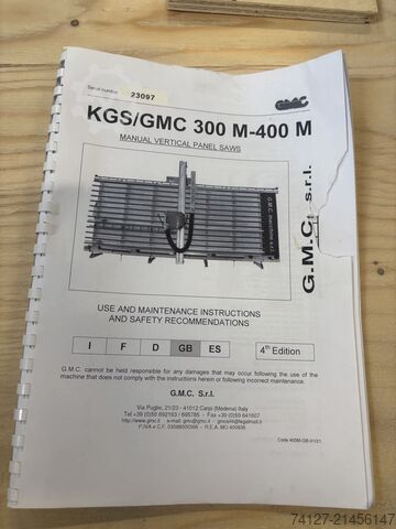 Panel saw GMC KGS 300M