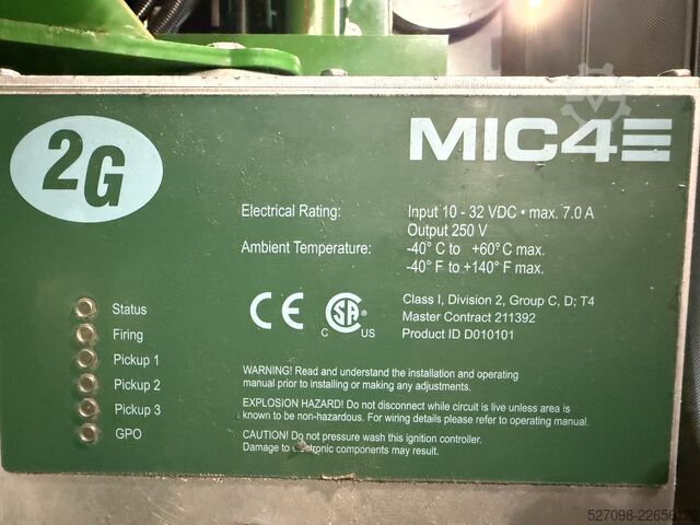 Block heat and power plant 2G Blockheizkraftwerk avus 500 plus