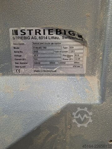 Standing panel saw Striebig Standard TRK 2 5224