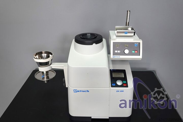 DR 100 Zuteilgerät umfangreiches Zubehör Retsch ZM 200 Ultra-Zentrifugalmühle
