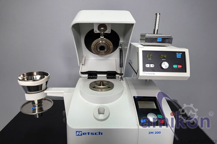 DR 100 Zuteilgerät umfangreiches Zubehör Retsch ZM 200 Ultra-Zentrifugalmühle