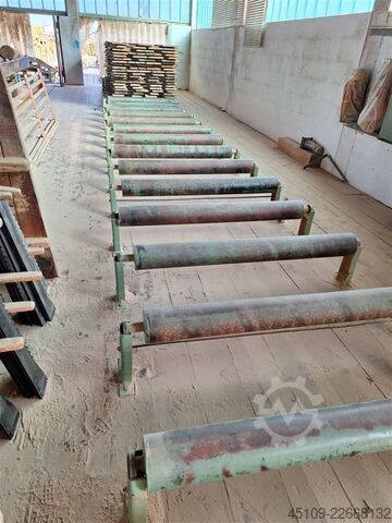 Scissor lift tables with transport rollers TREPEL CL 30/16