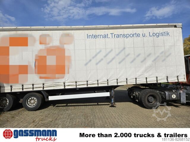 Open semitrailer with tarp Krone SDP 27 ELG2-CS, Mega, Jumbo