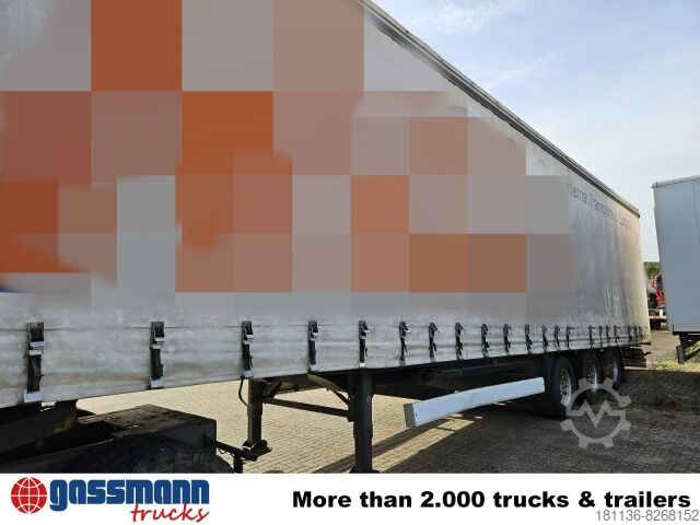 Open semitrailer with tarp Krone SDP 27 ELG2-CS, Mega, Jumbo