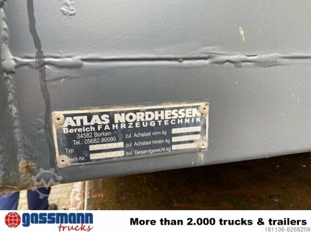 Flatbed truck Atlas Plattformaufbau, Alu-Boden