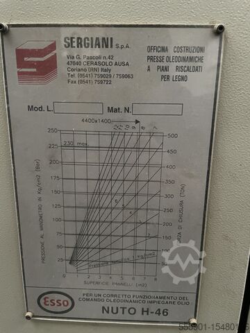 Durchlaufpresse Sergiani