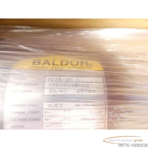 Control unit Baldor SD35-20-A1 DC Servo Motor SN:FME0906B ! -