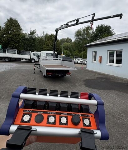 Pritschenwagen isuzu M21 TEMT Single Steinmetzpritsche Ladekran Funk