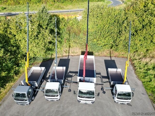 Pritschenwagen isuzu M21 TEMT Single Steinmetzpritsche Ladekran Funk