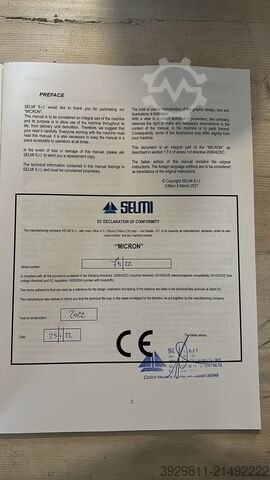 Schokoladenraffinierer,Cremes SELMI MICRON 25