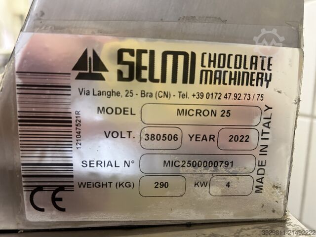 Schokoladenraffinierer,Cremes SELMI MICRON 25
