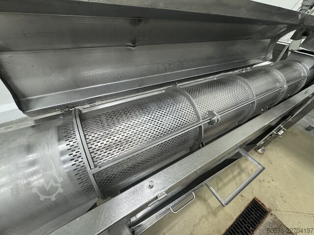IQF-Beeren, komplette Reinigungs- und Verpackungslinie Tomra Mega JAM Mesutronic Cassel LS9000 Xray shark
