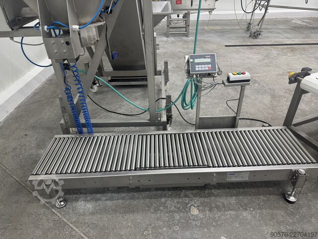 IQF-Beeren, komplette Reinigungs- und Verpackungslinie Tomra Mega JAM Mesutronic Cassel LS9000 Xray shark