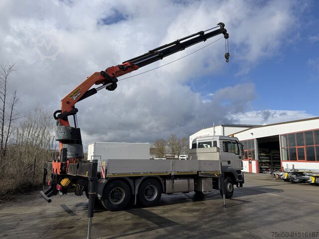 LKW mit Pritsche (offen) MAN Truck & Bus TGA08  TGS 26.440 6 x 4 BL mit Kran PK53002