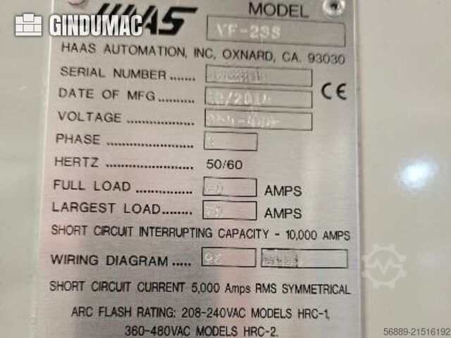 HAAS VF-2SS HAAS VF-2SS