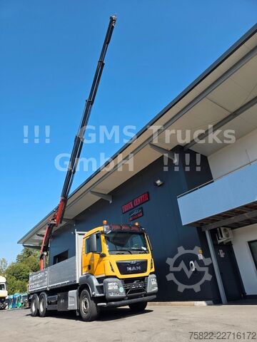 LKW mit Pritsche (offen) MAN TGS 33.440 / 6X4 / Man+Ret / 19m Kran Palfinger
