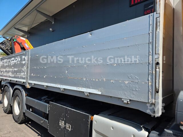 LKW mit Pritsche (offen) MAN TGS 33.440 / 6X4 / Man+Ret / 19m Kran Palfinger