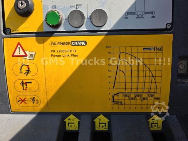 LKW mit Pritsche (offen) MAN TGS 33.440 / 6X4 / Man+Ret / 19m Kran Palfinger