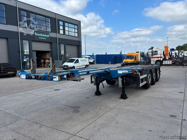 Containertransport D-TEC FT-LS-S / 3x Extendable / 1x Lift Axle / SAF + ...