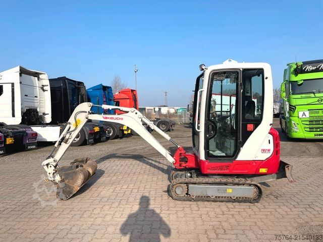 Minibagger TAKEUCHI TB 216/Powertilt/ Verbreiterbar/TOP ZUSTAND!