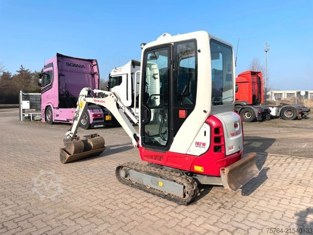 Minibagger TAKEUCHI TB 216/Powertilt/ Verbreiterbar/TOP ZUSTAND!