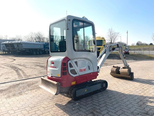 Minibagger TAKEUCHI TB 216/Powertilt/ Verbreiterbar/TOP ZUSTAND!