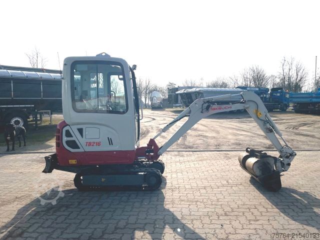 Minibagger TAKEUCHI TB 216/Powertilt/ Verbreiterbar/TOP ZUSTAND!