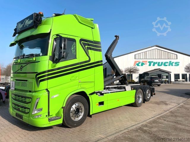 Roll-off tipper truck VOLVO FH500/VDL Abrollhaken 7,10m/Funk/Globe XL