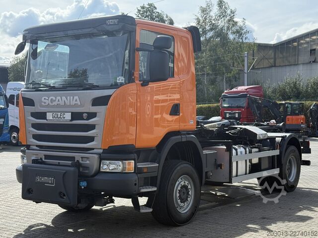 Sonstige SCANIA G410 4x4 Abrollkip Palfinger + Winterdienst