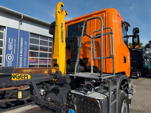 Sonstige SCANIA G410 4x4 Abrollkip Palfinger + Winterdienst