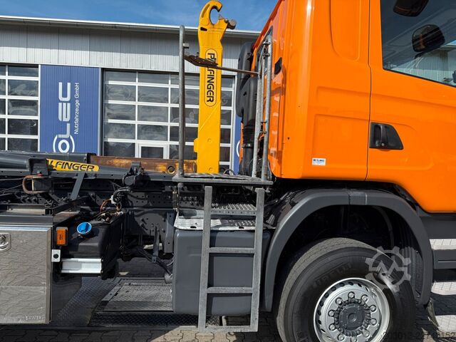Sonstige SCANIA G410 4x4 Abrollkip Palfinger + Winterdienst