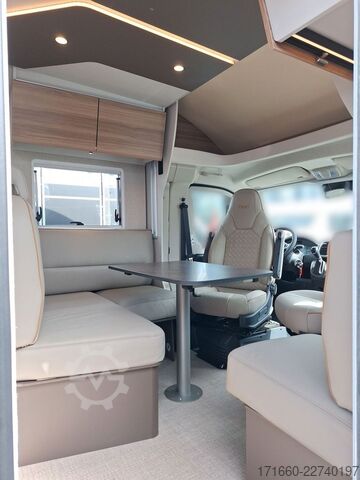 Teilintegriertes Wohnmobil BÜRSTNER B66 TD 690 *Hubbett*Lithium*TV/SAT