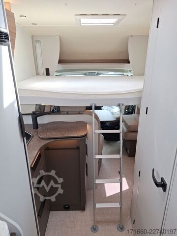 Teilintegriertes Wohnmobil BÜRSTNER B66 TD 690 *Hubbett*Lithium*TV/SAT