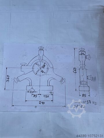 Lünette (28387) Gewicht 57 kg SPH 360/250 mm