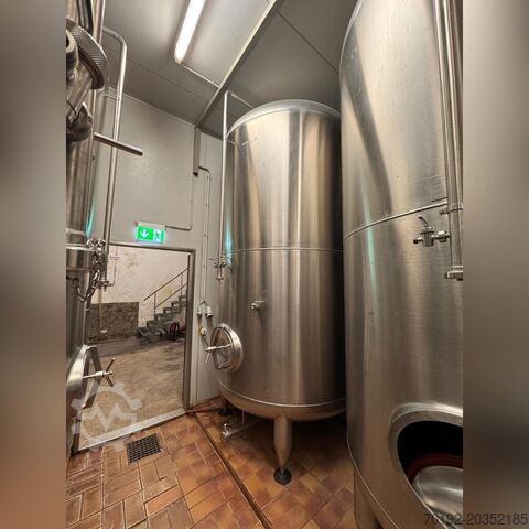 5982 liter vertical brewery storage tank made of V2A Kaspar Schulz K0155