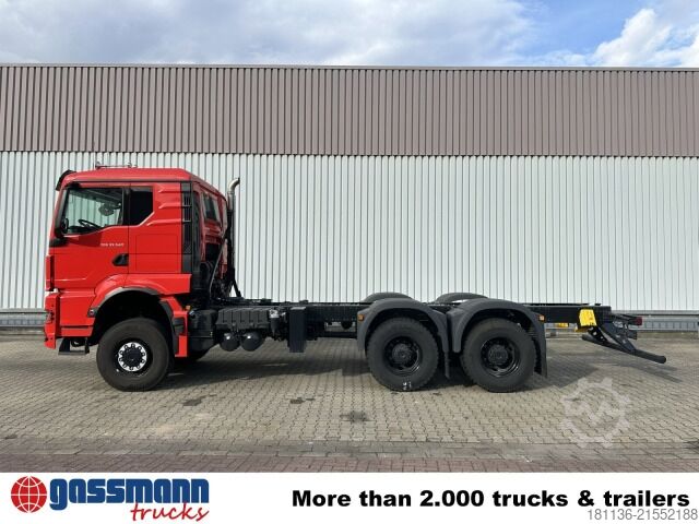 LKW-Fahrgestell MAN TGS 33.540 6x6 BB CH, Navi, Motorabtrieb